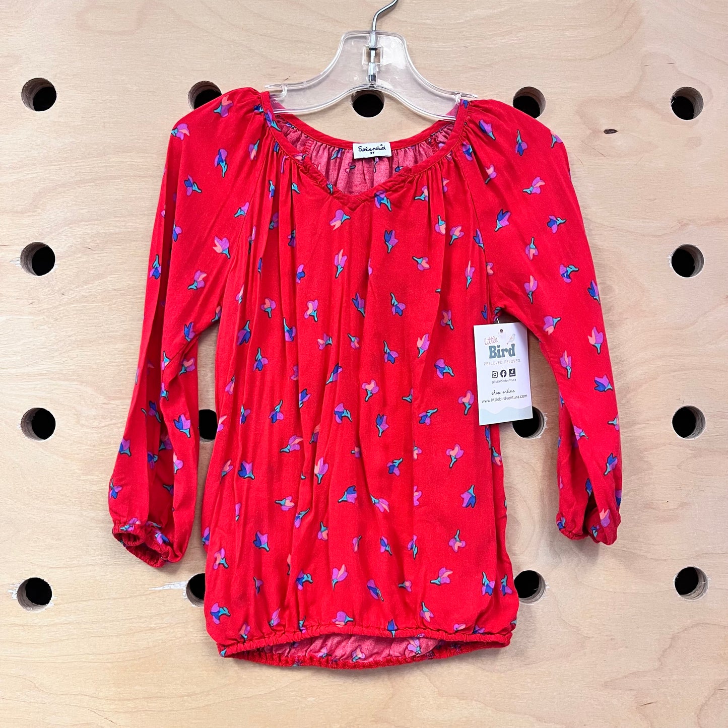 Red/Purple Flowers LS