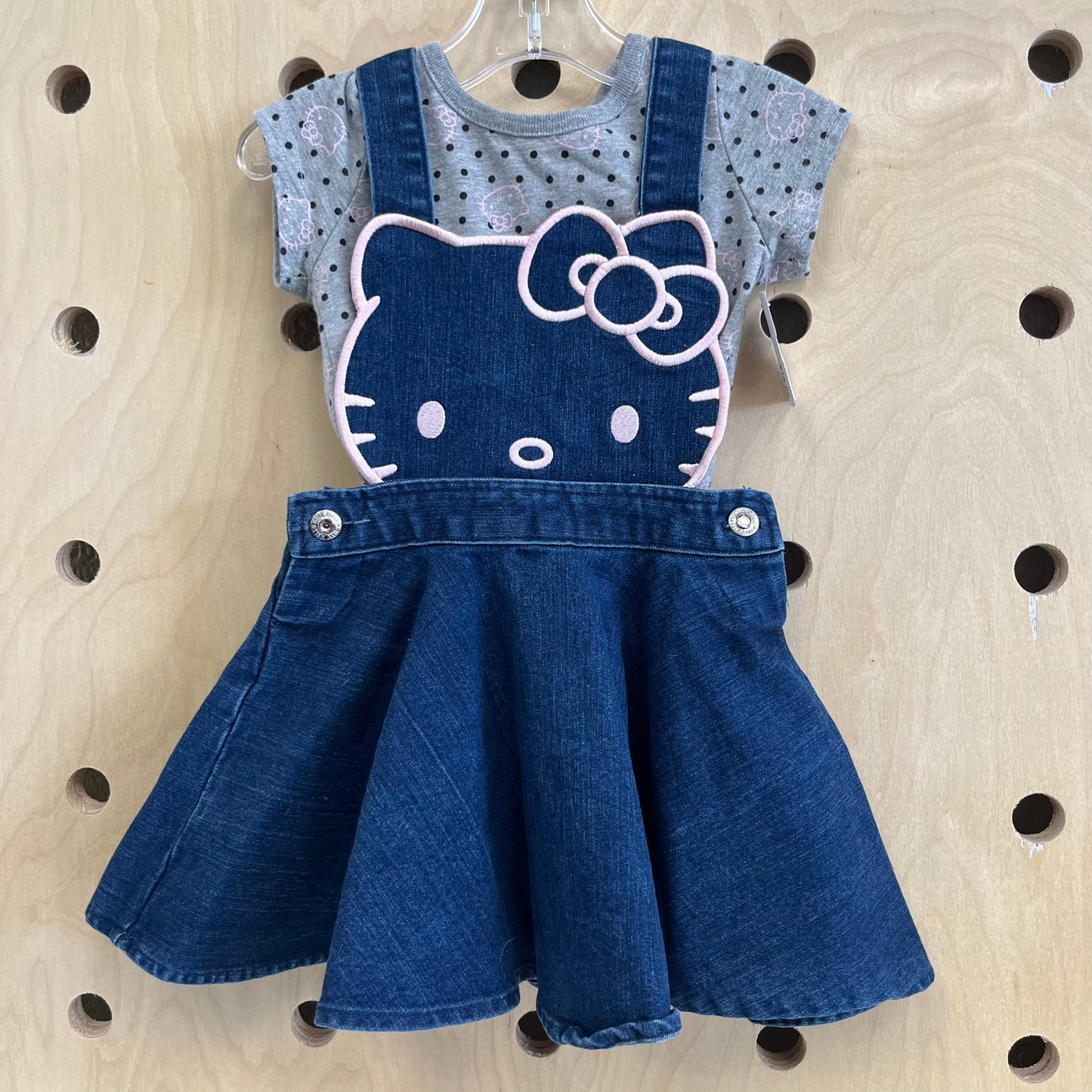 Hello Kitty Denim Jumper & Top
