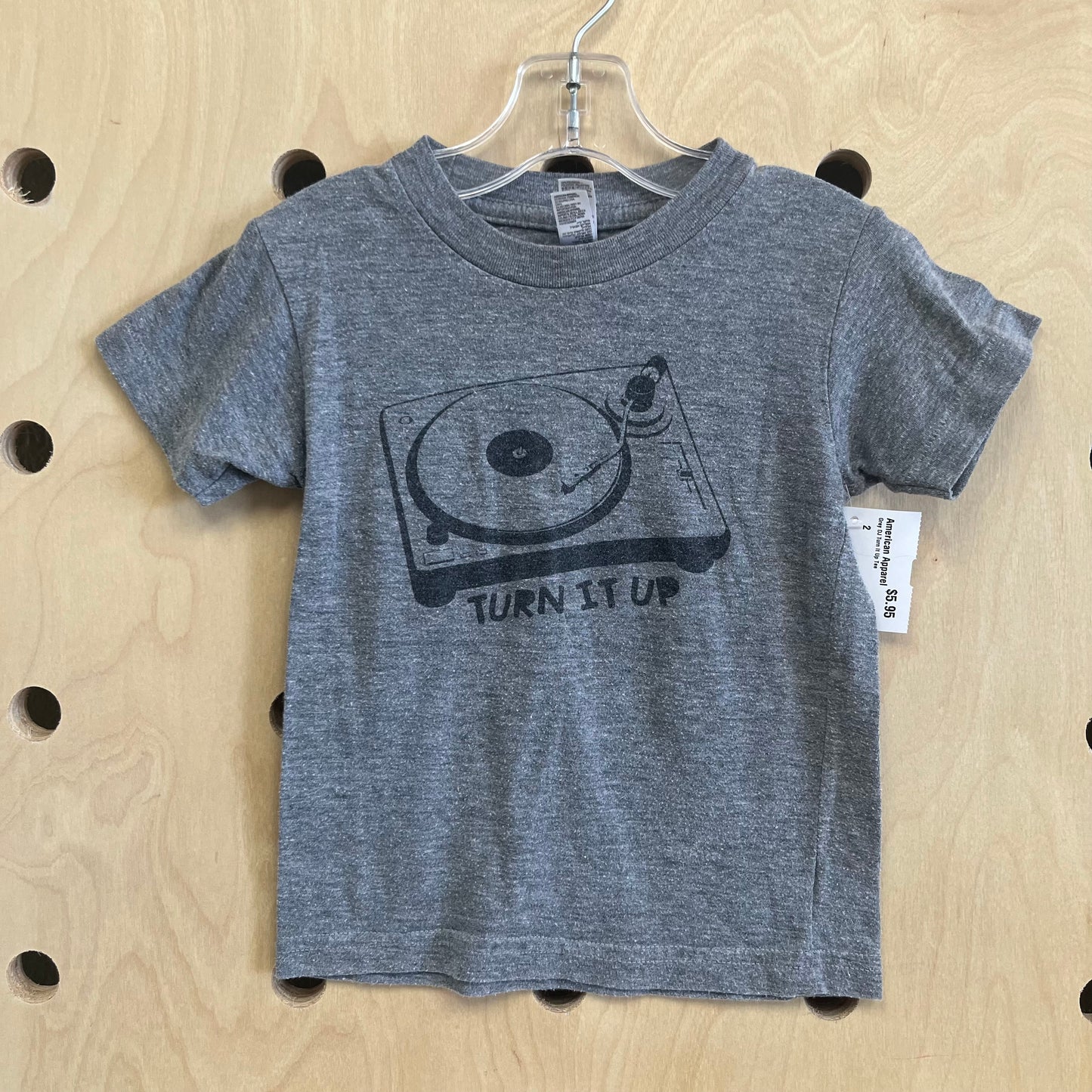 Grey DJ Turn It Up Tee
