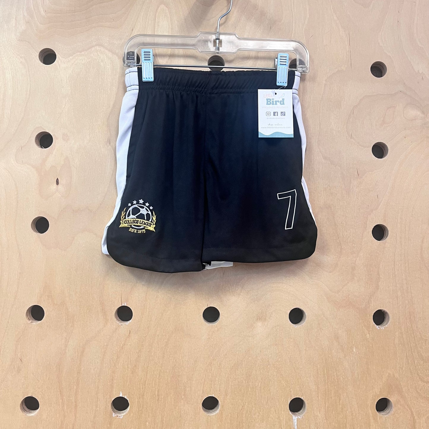 B+W College League Active Shorts