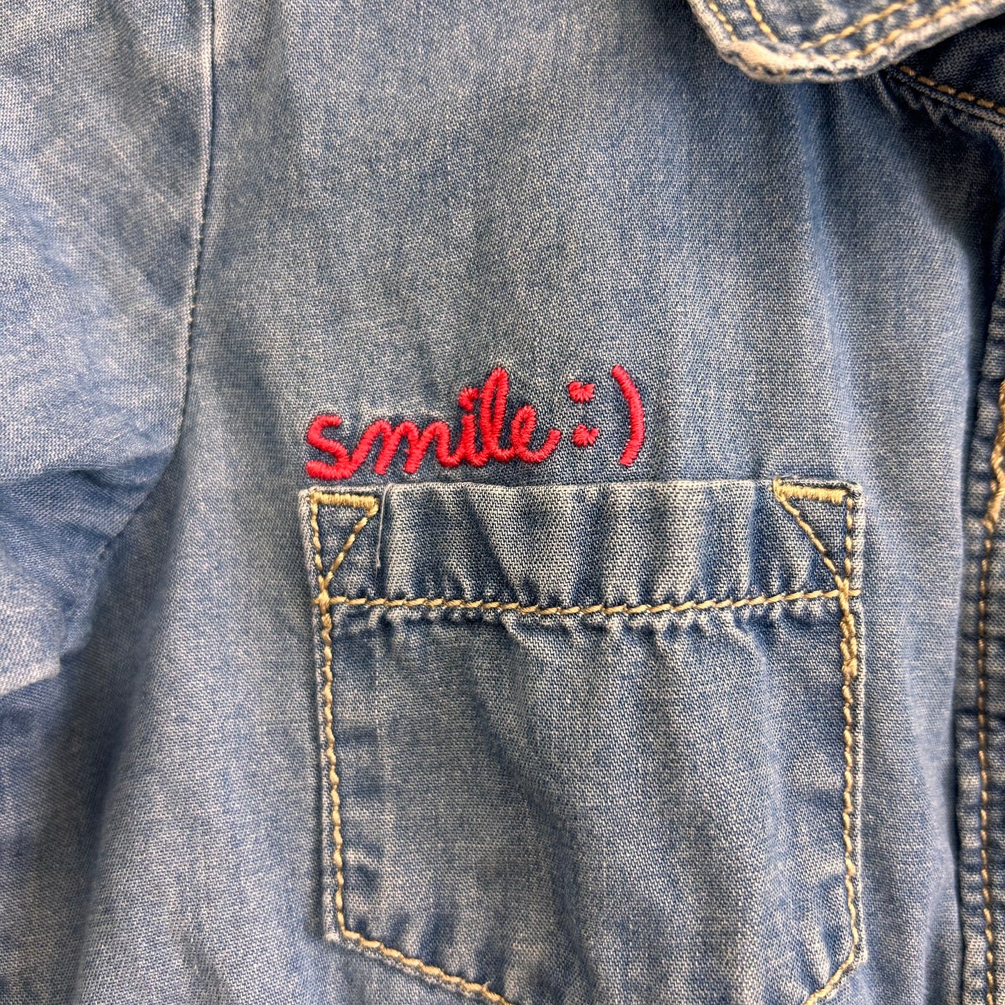 Denim Smile Dress