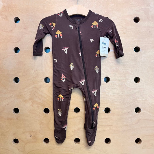 Brown Bamboo Mushroom Footies