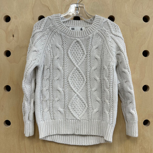 Cream Cable Knit Sweater