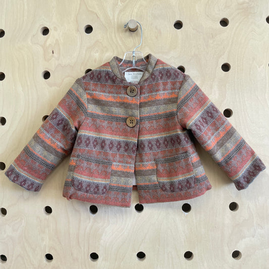 Lined Tapestry Puffy Jacket