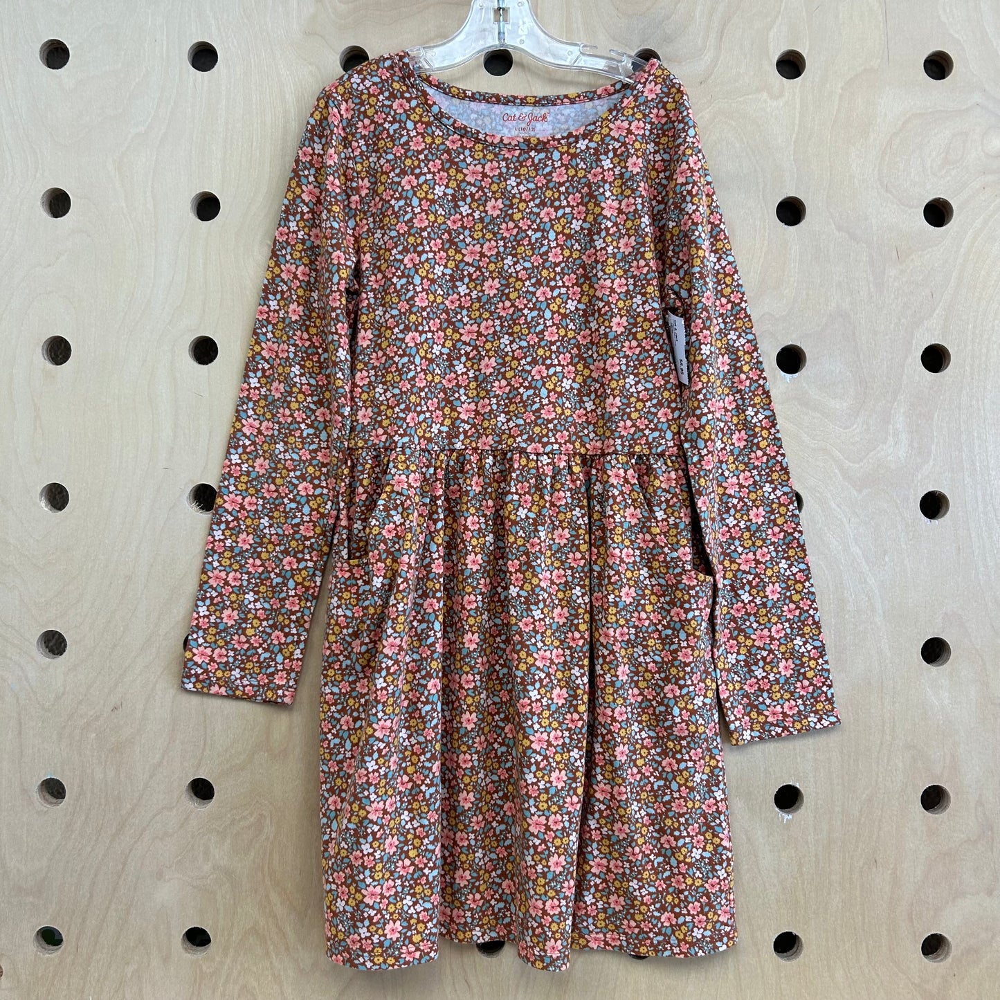 Terracotta Floral Dress