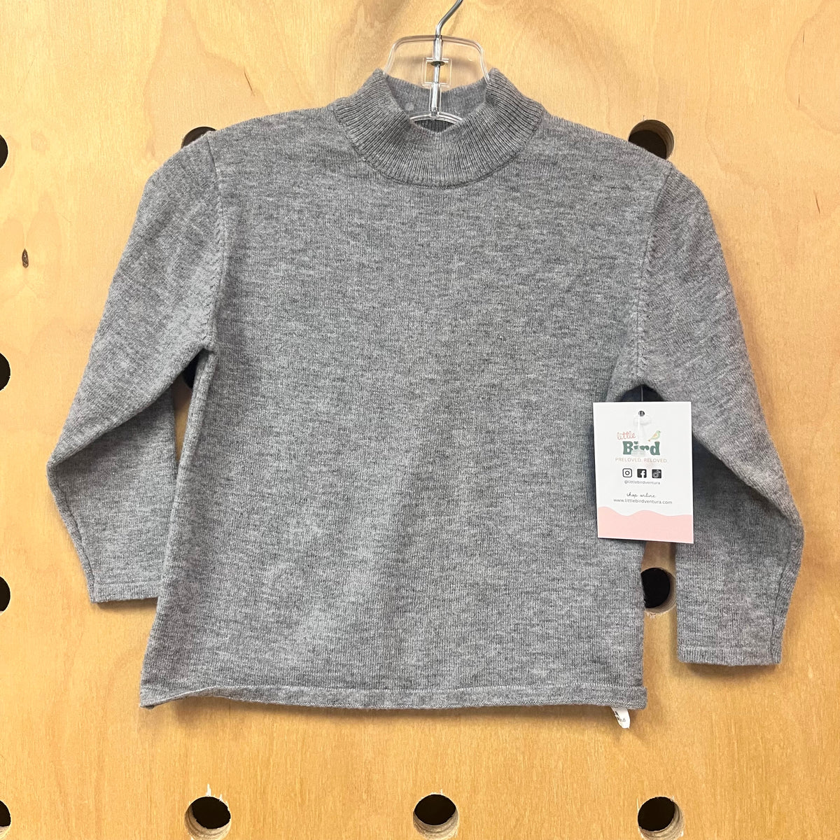 Heathered Grey Knit Shirt