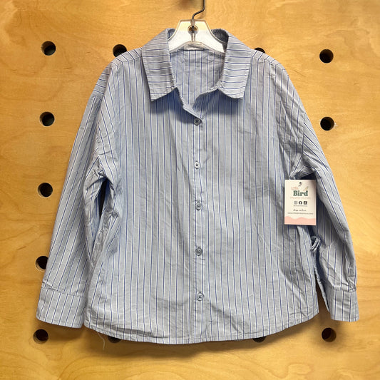 Blue Striped Button Up