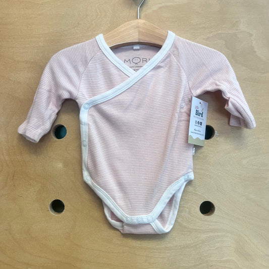 Pink/White Bamboo Blend Bodysuit