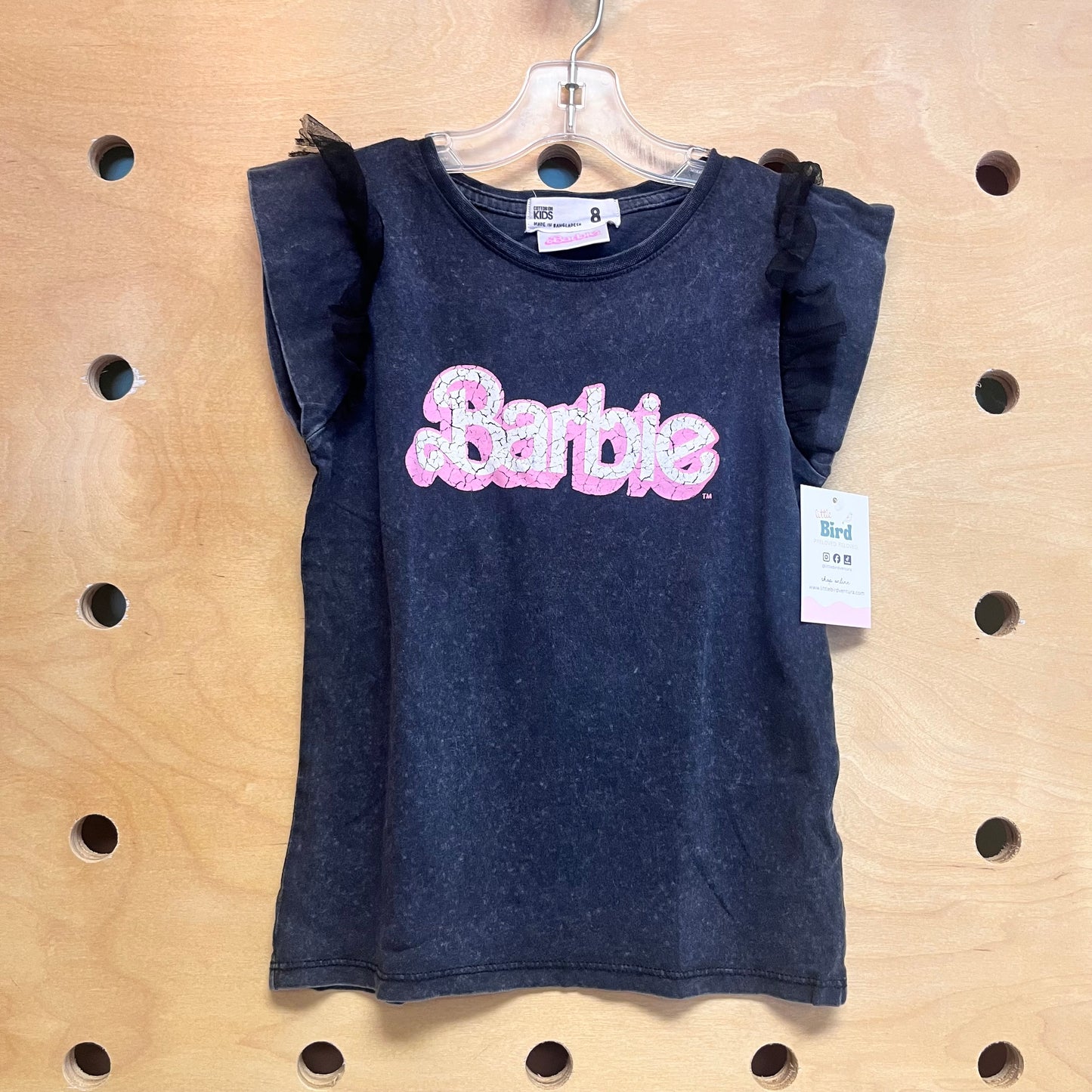 Tulle Ruffle Barbie Muscle Tee