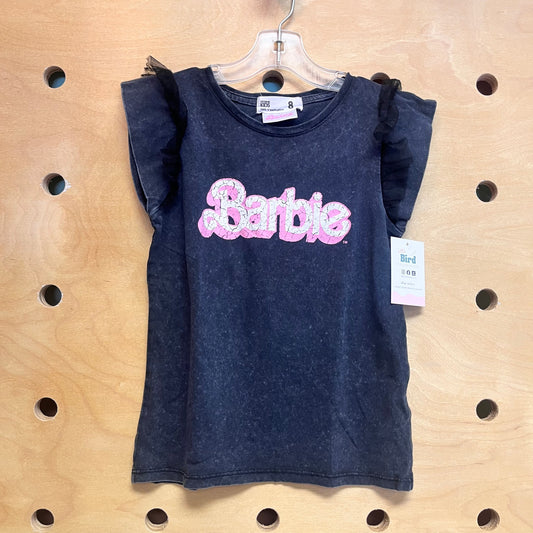 Tulle Ruffle Barbie Muscle Tee