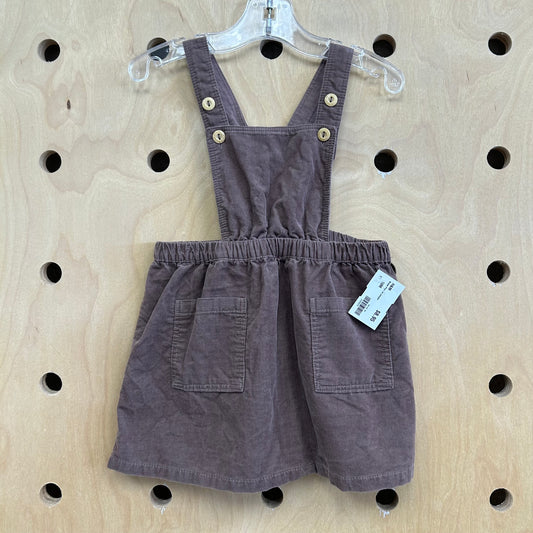 Brown Pinafore Jumper