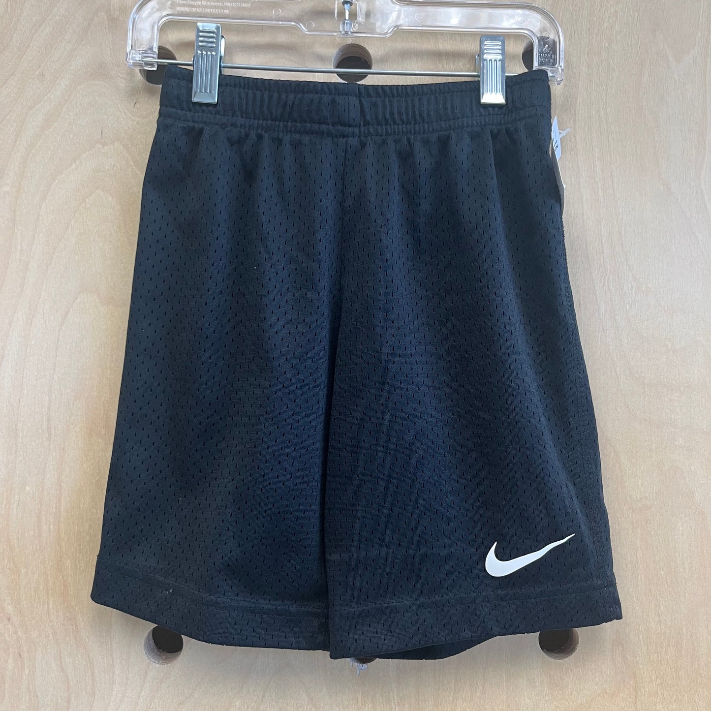 Black Mesh Shorts