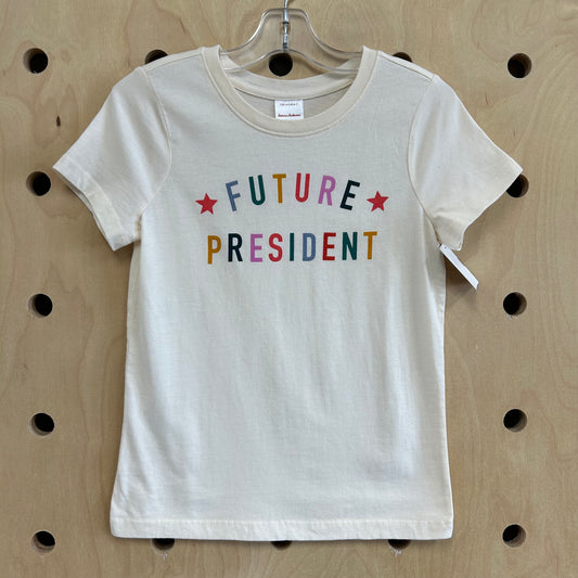 Cream Future President Tee