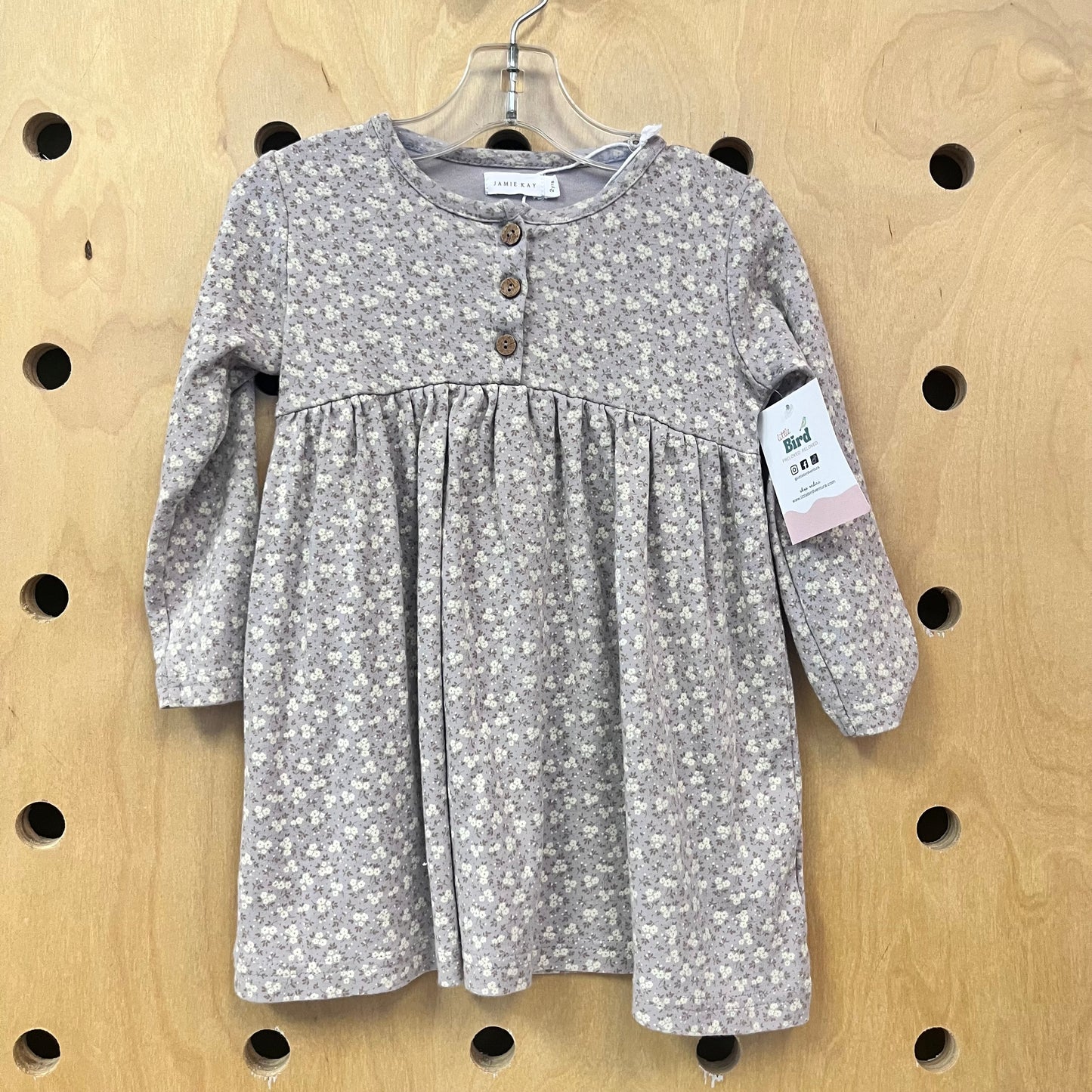 Lavender Floral Dress