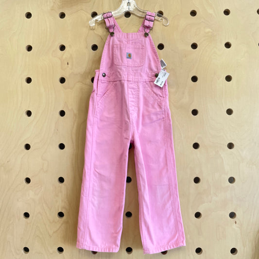 Pink Denim Overalls