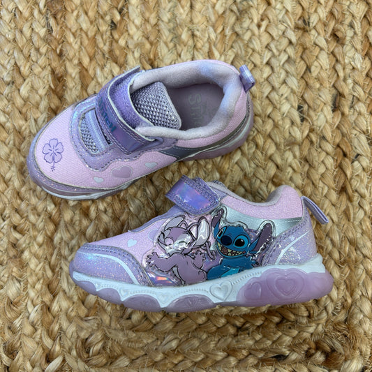 Pink Stitch Light Up Sneakers