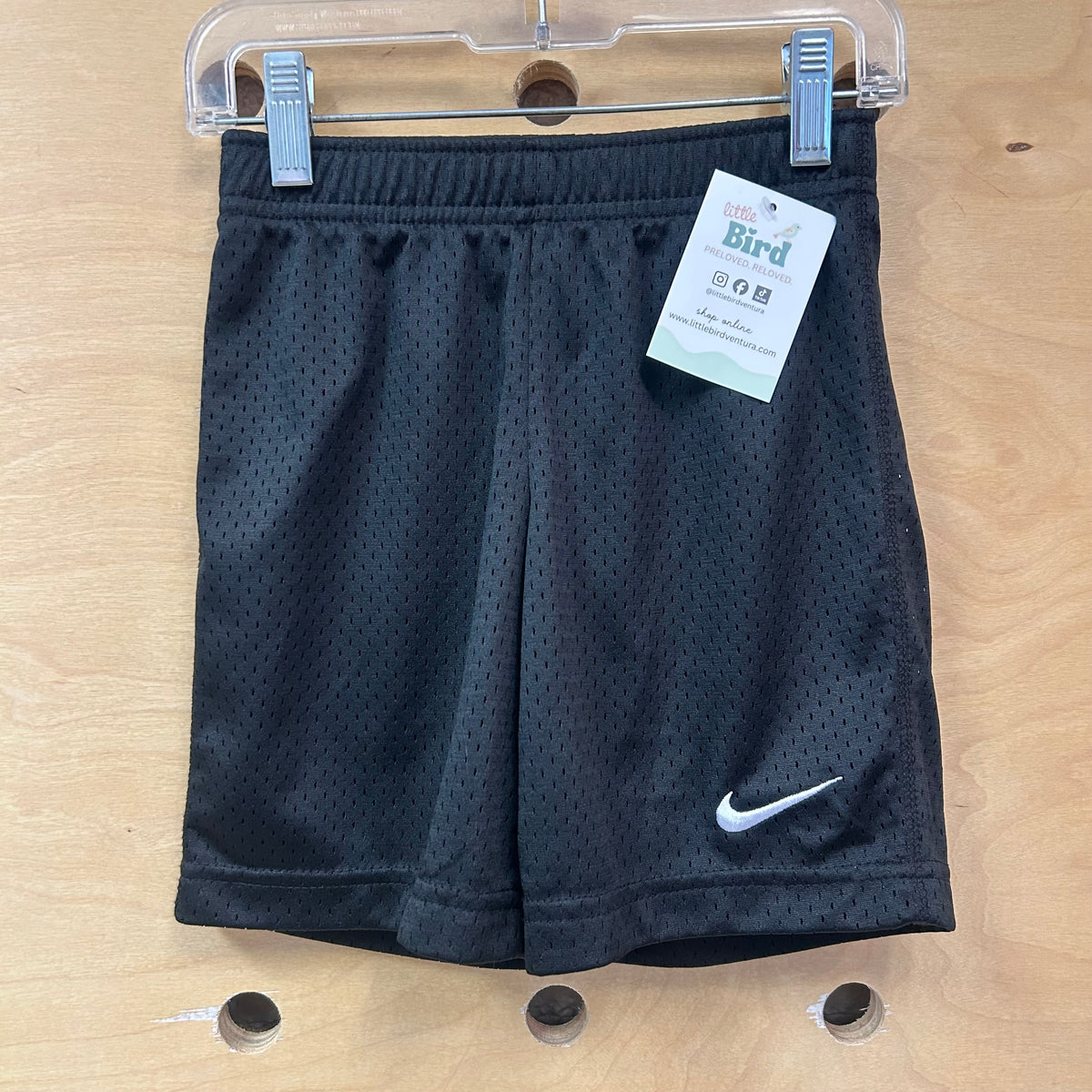 Black Mesh Active Shorts