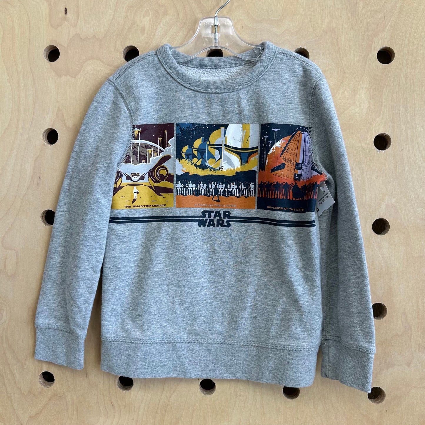 Grey Star Wars Crewneck