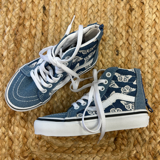 Blue Butterfly Hi-Tops