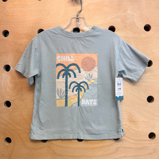 Organic Blue 'Chill Days' Tee