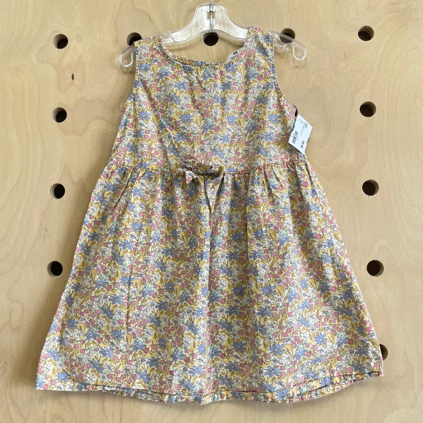 Yellow Pastel Floral Dress