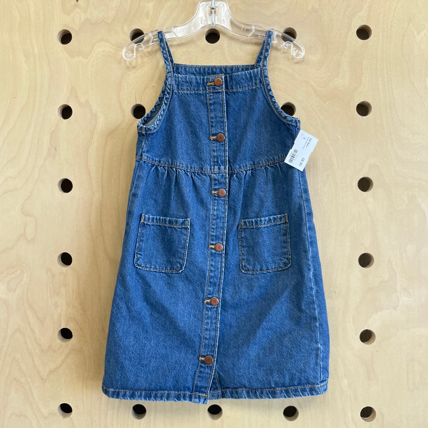 Denim Button Dress