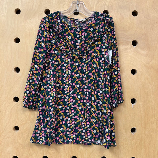 Navy Floral Dress