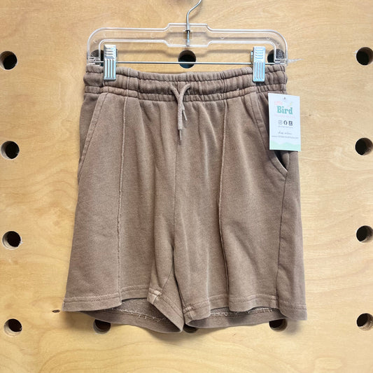 Brown Drawstring Shorts