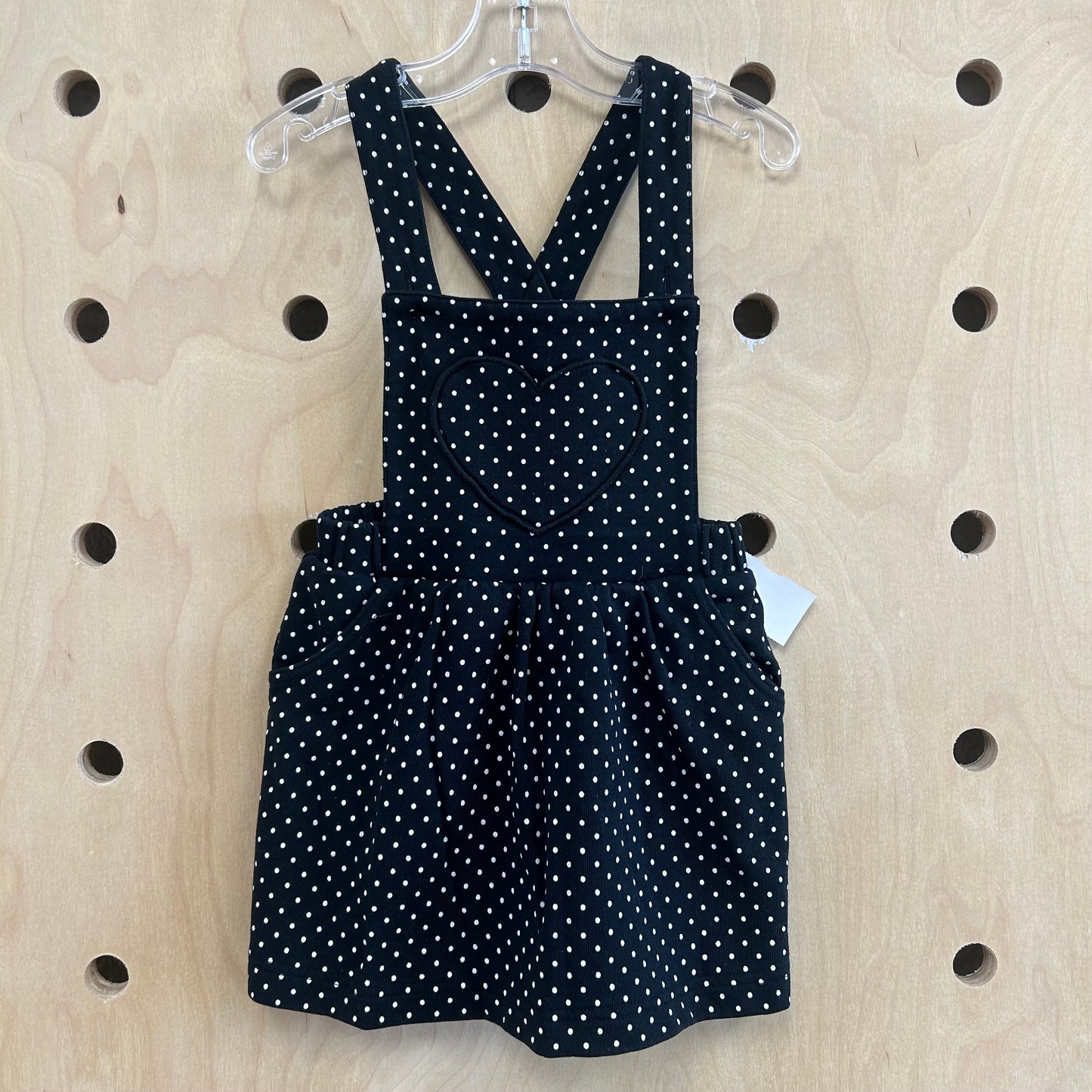 Black Heart Polka Dot Jumper