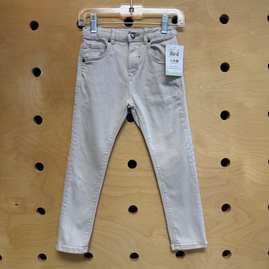 Grey Slim Denim Pants