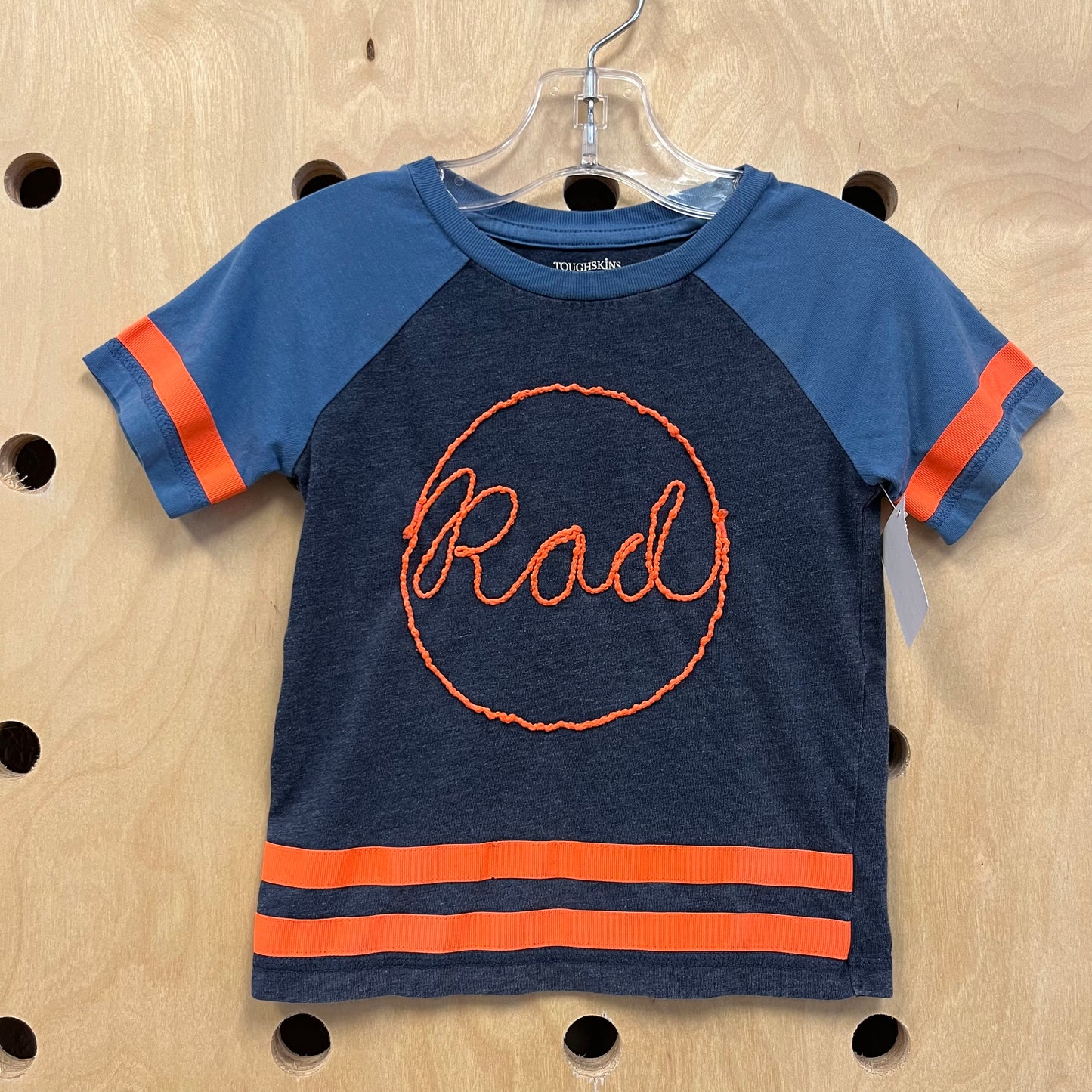 Blue & Orange Embroidered Rad Tee