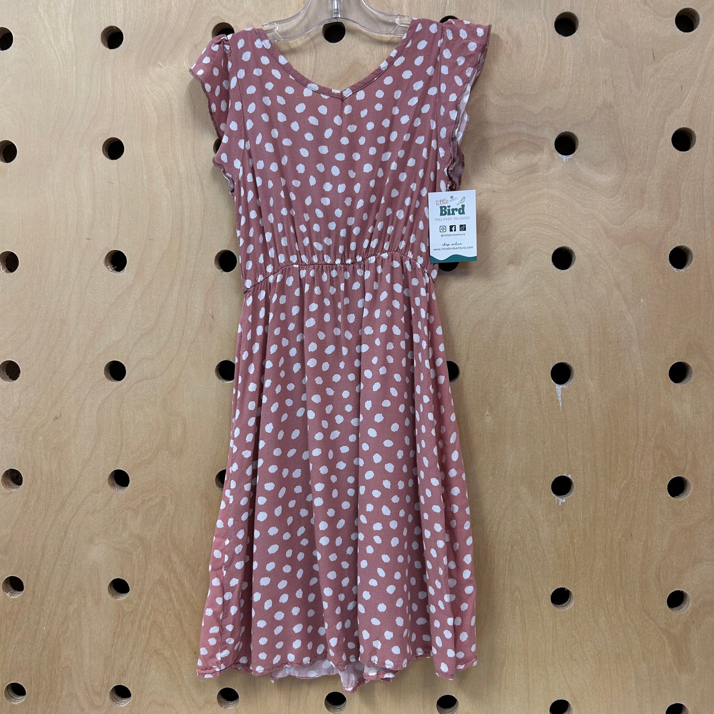 Pink Polka Dot Dress