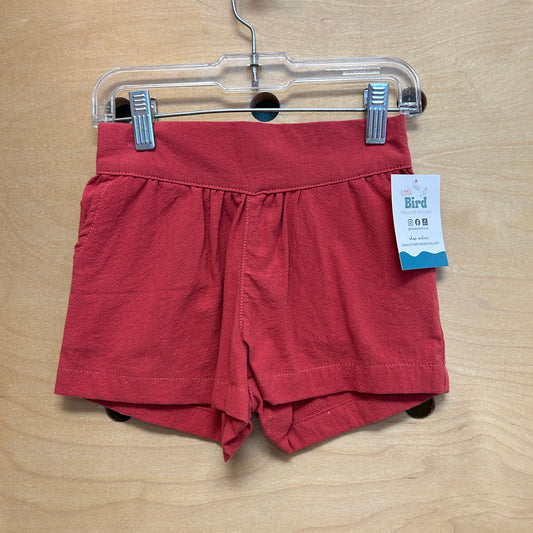 Red Cotton Shorts