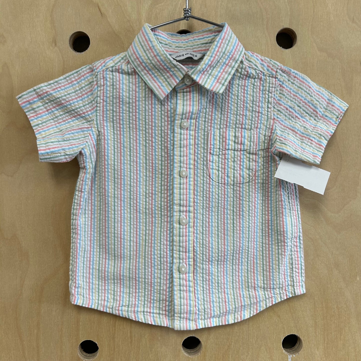 Striped Seersucker Shirt