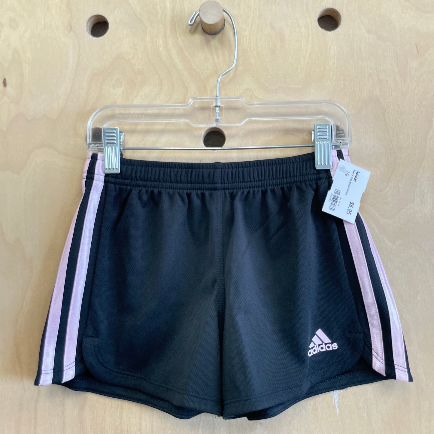 Black & Pink Athletic Shorts