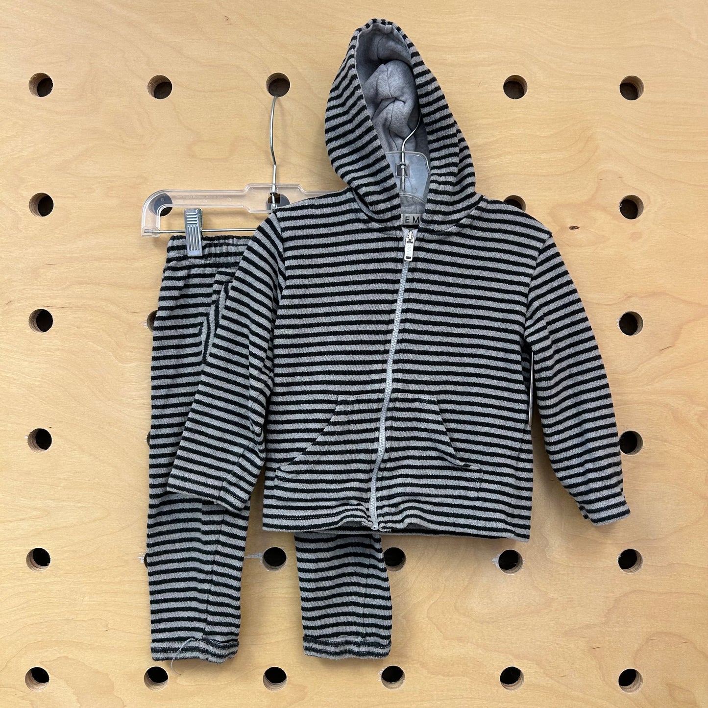 Black/Grey Jacket & Pants