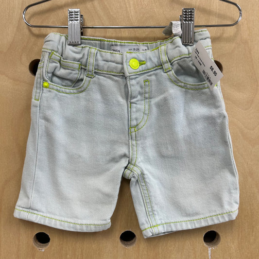 Light Wash Denim Shorts