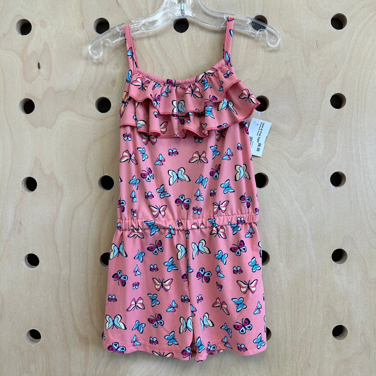 Pink Butterfly Romper