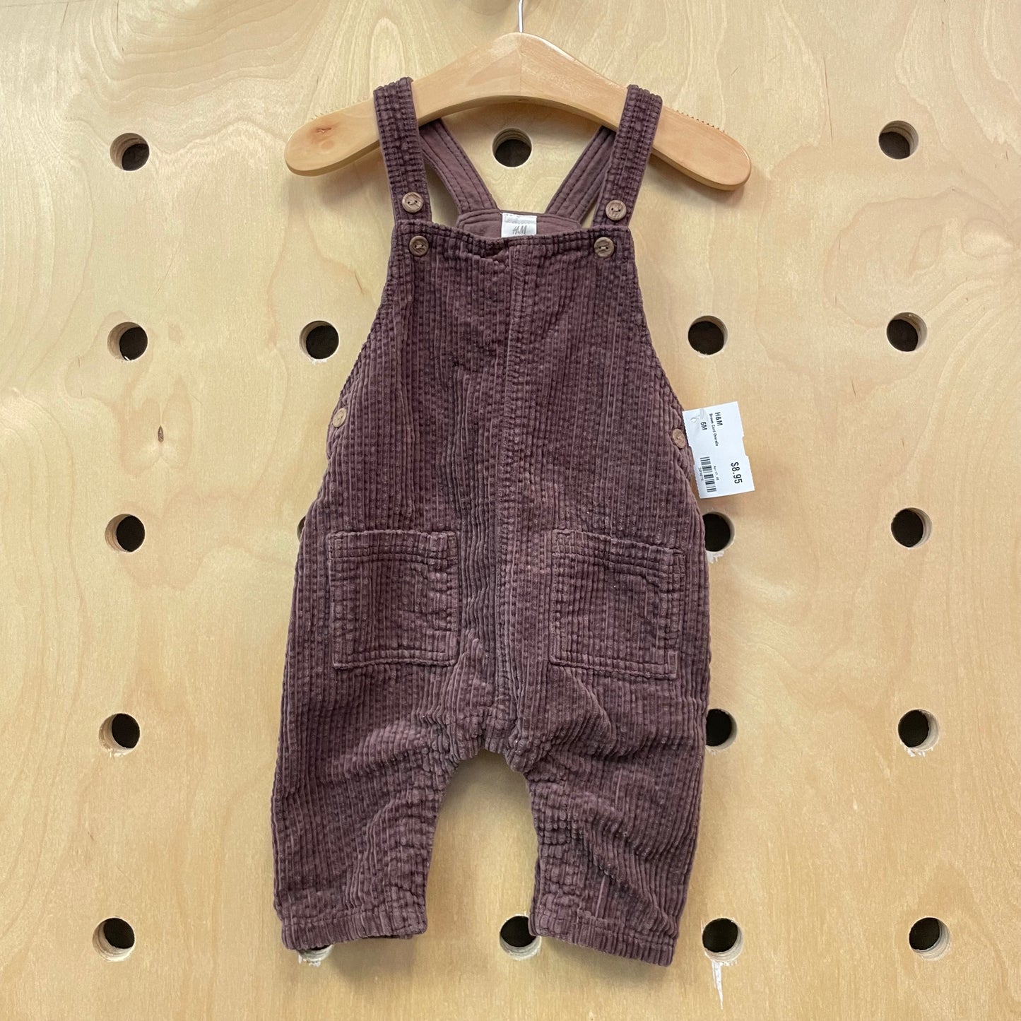 Brown Cord Overalls