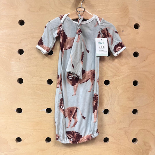 Sage Lion Gown & Hat