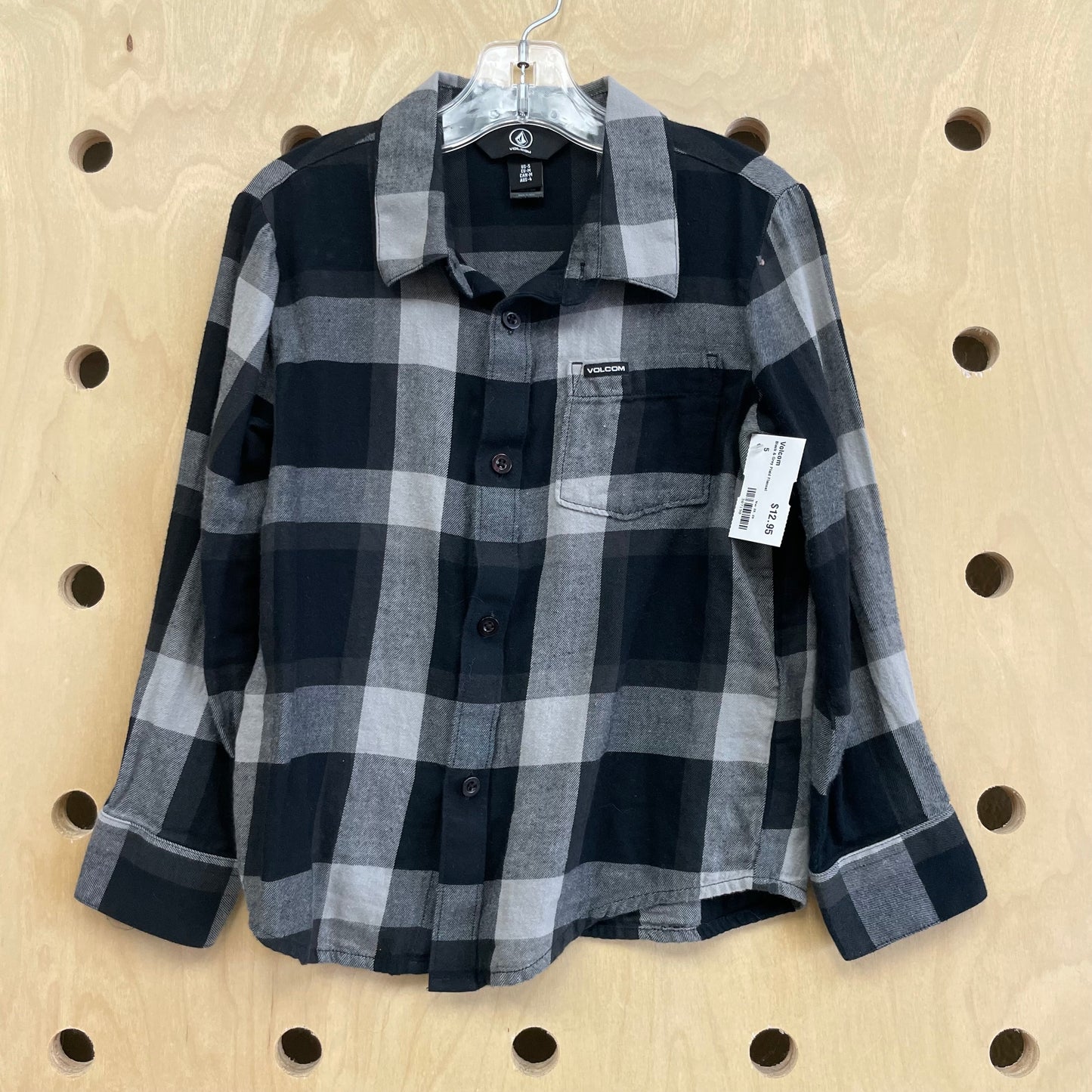 Black & Grey Plaid Flannel