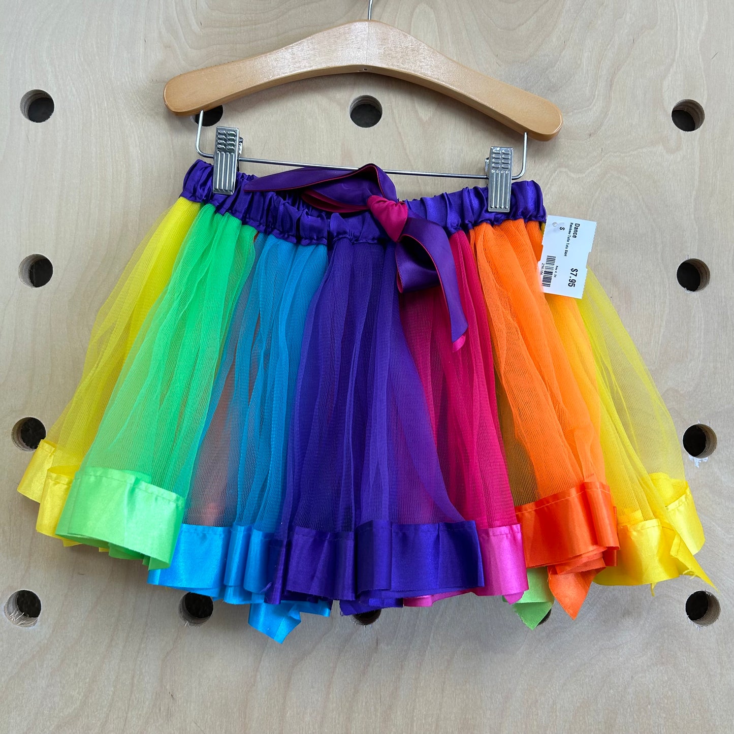 Rainbow Tulle Tutu Skirt