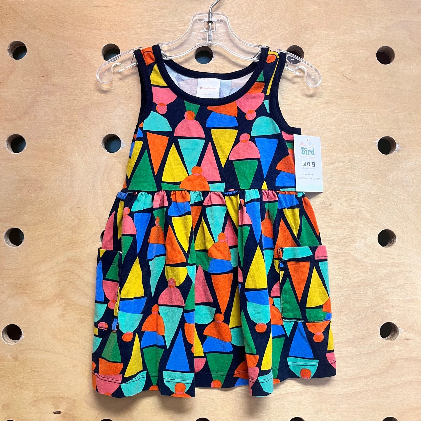 Navy/Multicolor Ice Creams Dress