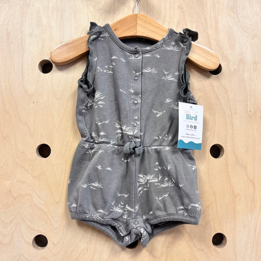 Grey Organic Grass Romper