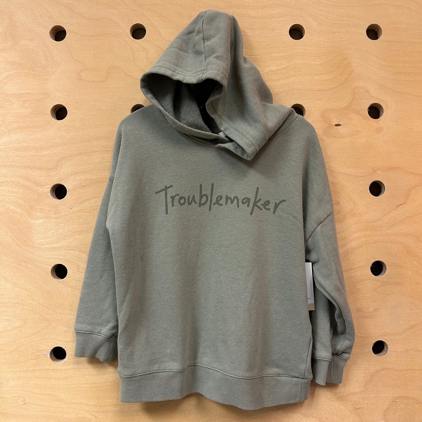 Sage 'Troublemaker' Hooded Pullover
