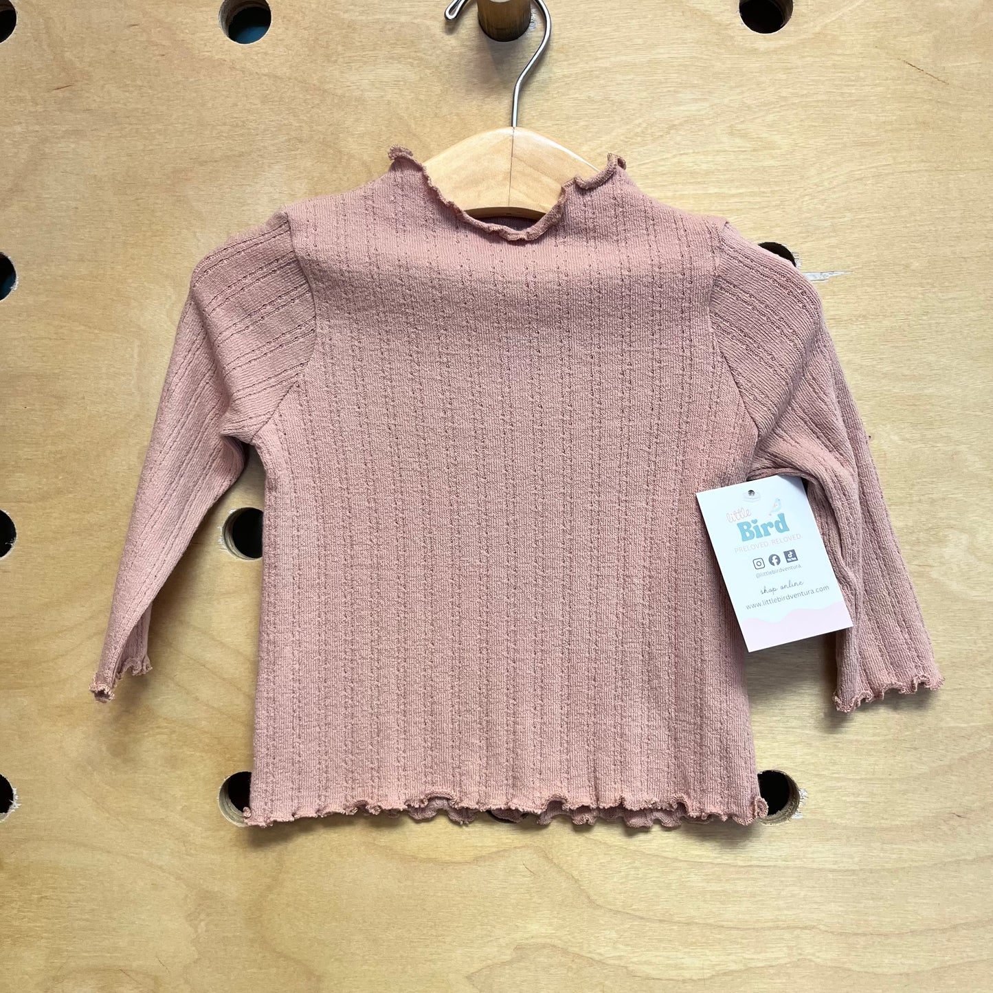 Blush Pointellle LS
