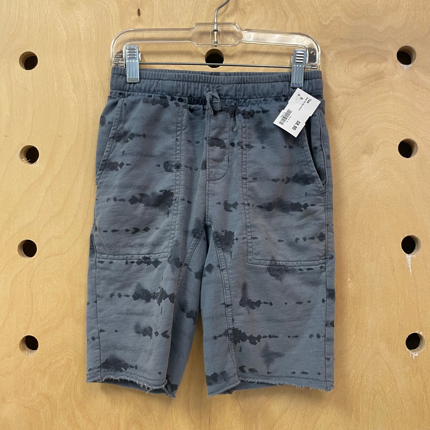 Grey Tie Dye Shorts