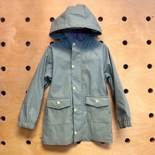 Green Inside Smileys Rain Jacket