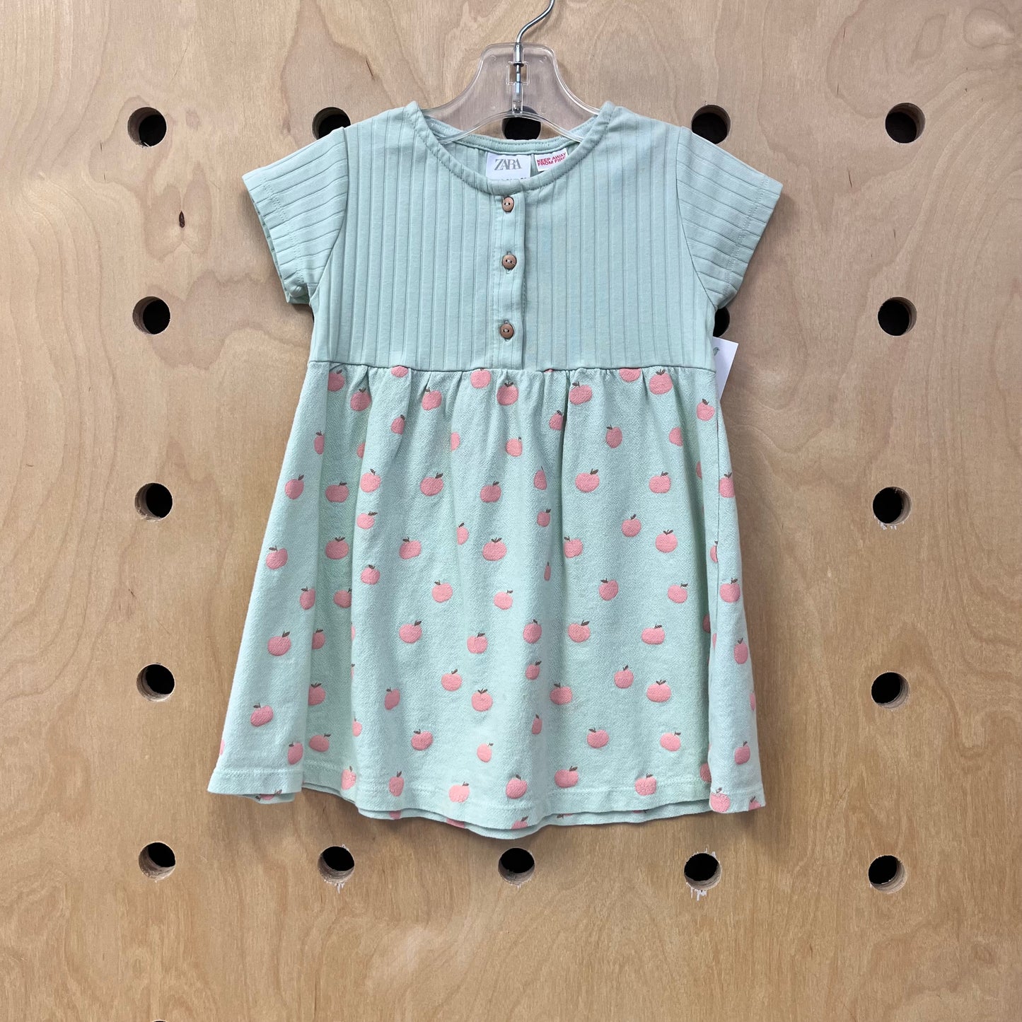 Mint Apples Dress