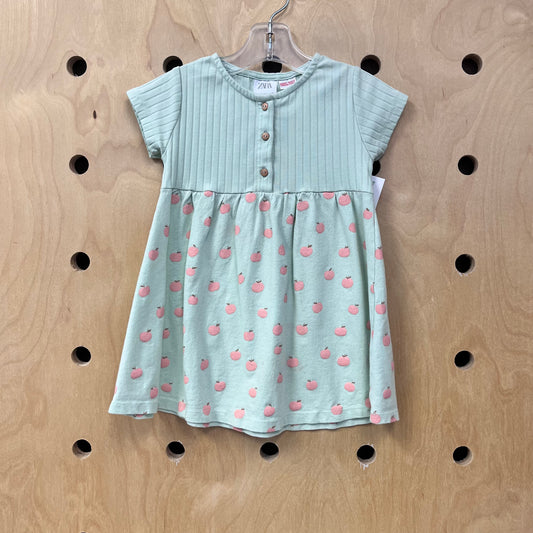 Mint Apples Dress